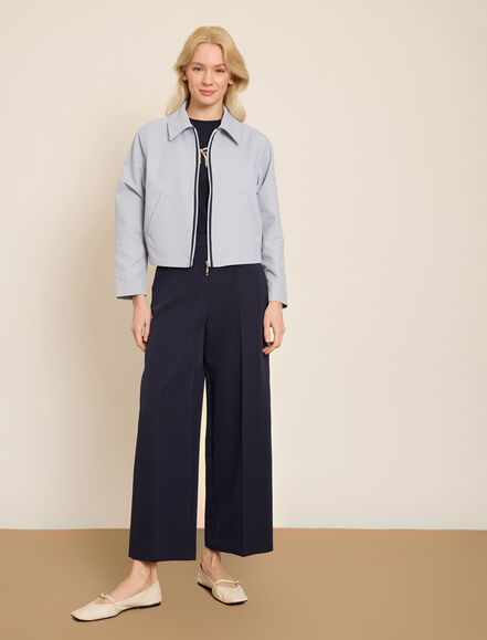 BGN WORKSHOP - KONTRAST ASTARLI-SERITLI KISA CEKET