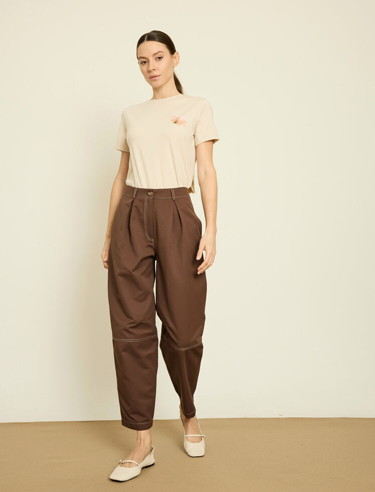 KONTRAST DIKISLI GABARDIN PANTOLON · 3