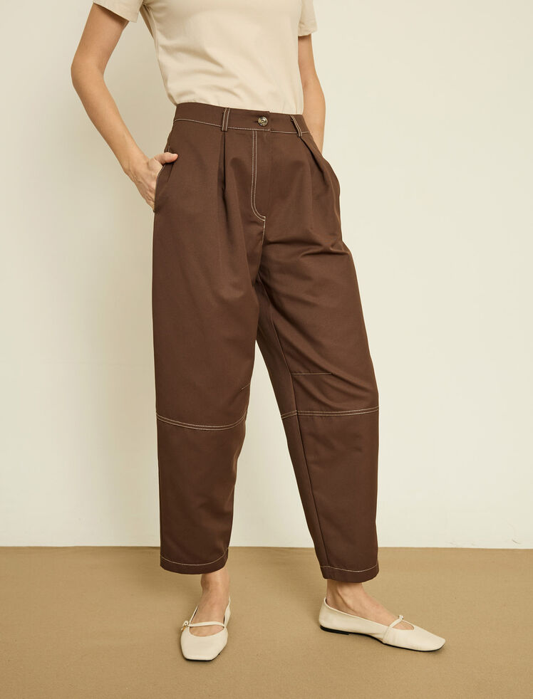 KONTRAST DIKISLI GABARDIN PANTOLON · 5