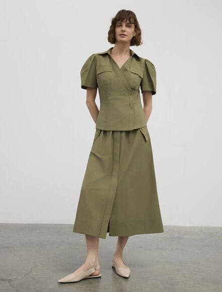 BGN WORKSHOP - KRUVAZE KAPAMA PAMUK GOMLEK