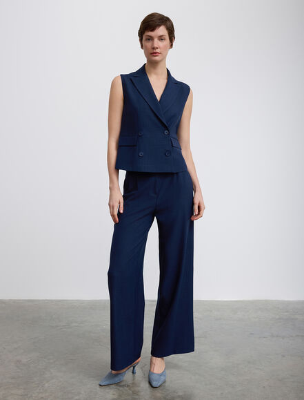 BGN WORKSHOP - Kruvaze Viskon Karışımlı Yelek