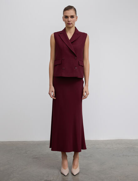 BGN WORKSHOP - Kruvaze Viskon Karışımlı Yelek