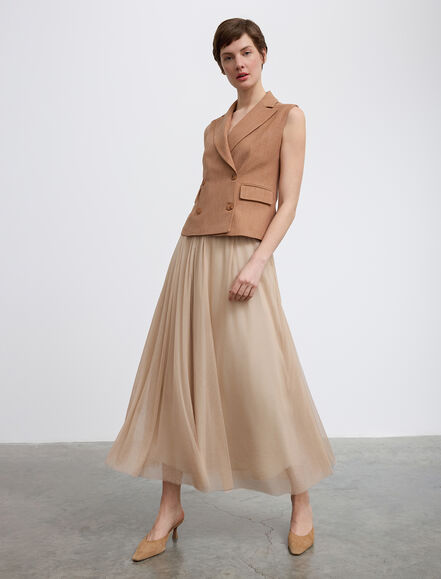 BGN WORKSHOP - Kruvaze Viskon Karışımlı Yelek