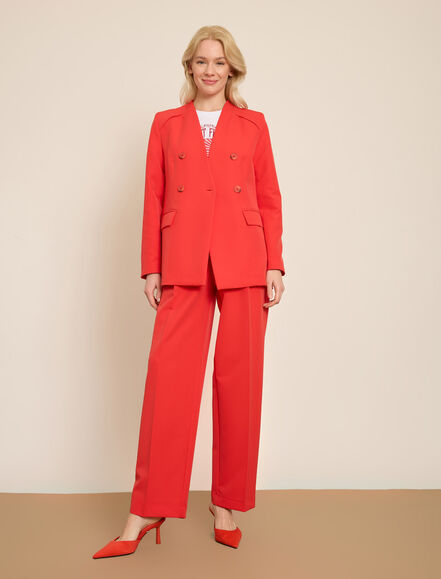 BGN WORKSHOP - KRUVAZE YAKASIZ UZUN CEKET