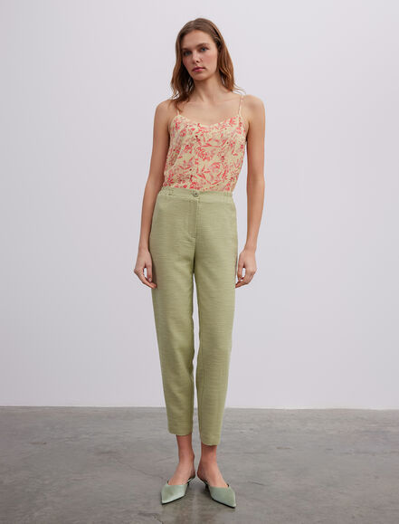 BGN WORKSHOP - Kuplu Beli Lastikli Pamuk Pantolon