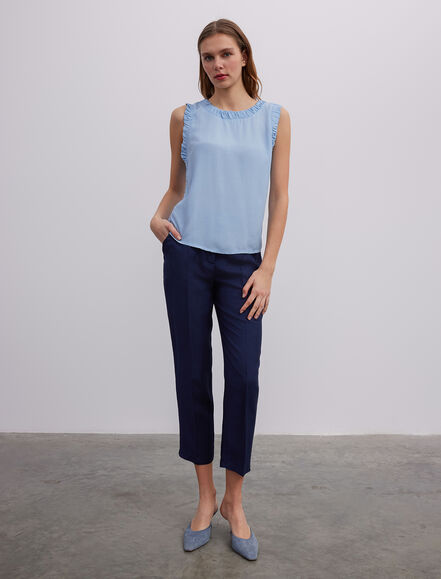 BGN WORKSHOP - Lastik Detaylı Viskon Bluz