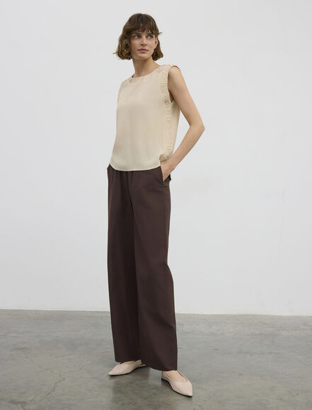 BGN WORKSHOP - LASTIK DETAYLI VISKON BLUZ