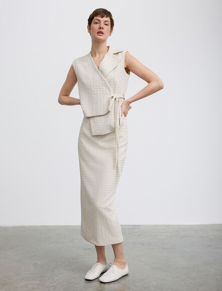 BGN WORKSHOP - Maxi Boy Yırtmaçlı Dar Etek