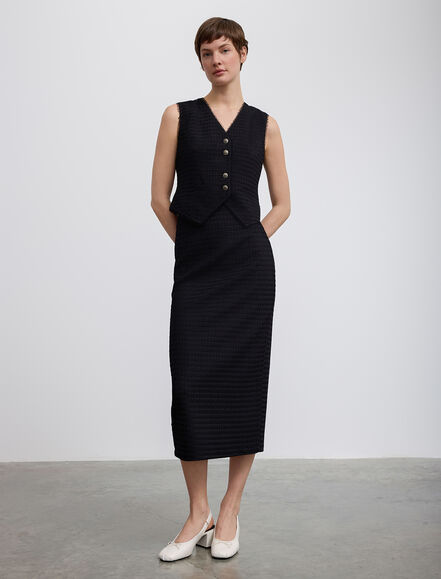 BGN WORKSHOP - Maxi Boy Yırtmaçlı Dar Etek