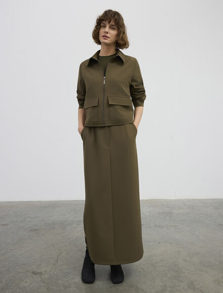 BGN WORKSHOP - METAL FERMUAR KAPAMALI DÜZ KESİM TORBA CEPLI CEKET