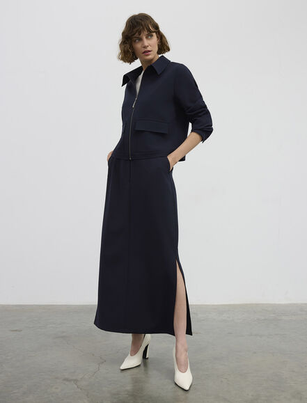 BGN WORKSHOP - METAL FERMUAR KAPAMALI DÜZ KESİM TORBA CEPLI CEKET