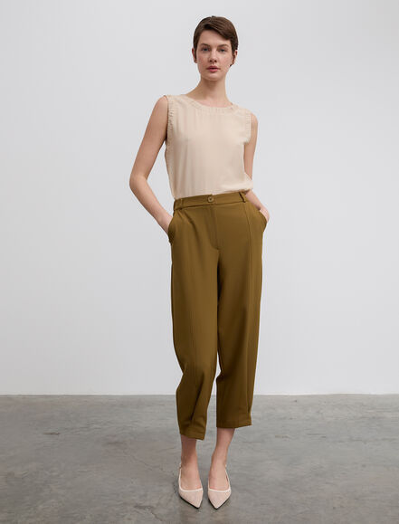 BGN WORKSHOP - Önü Kesikli Viskon Pantolon