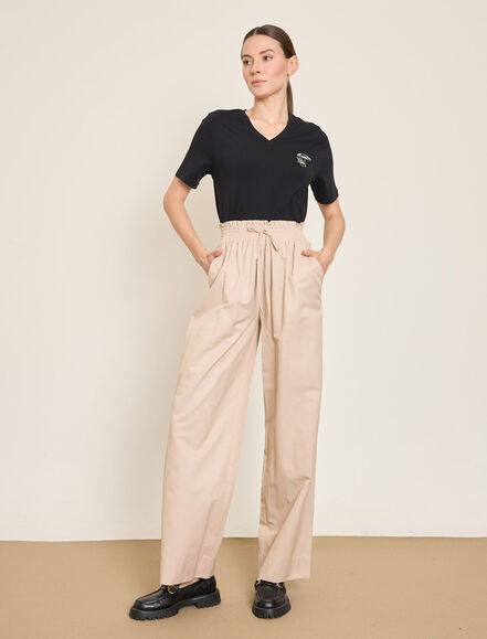 BGN WORKSHOP - PAMUK KARISIM BEL LASTIKLI RAHAT KESIM PANTOLON