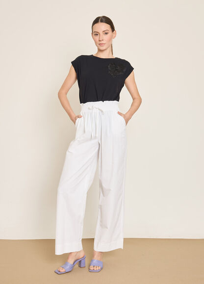 BGN WORKSHOP - PAMUK KARISIM BEL LASTIKLI RAHAT KESIM PANTOLON