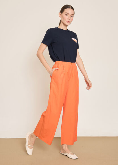 BGN WORKSHOP - PAMUK KARISIM BELI LASTIKLI GENIS PACA PANTOLON