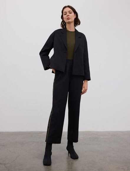 BGN WORKSHOP - PAMUK KARISIM OVERSIZE KISA CEKET