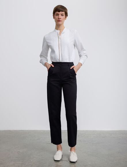 BGN WORKSHOP - Pileli Havuç Kesim Pamuk Karışımlı Pantolon