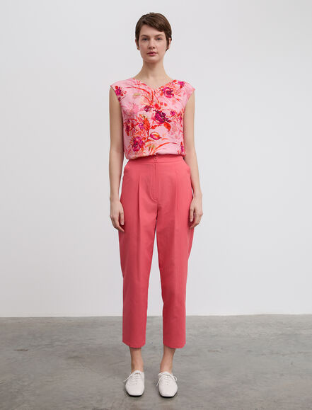 BGN WORKSHOP - Pileli Havuç Kesim Pamuk Pantolon