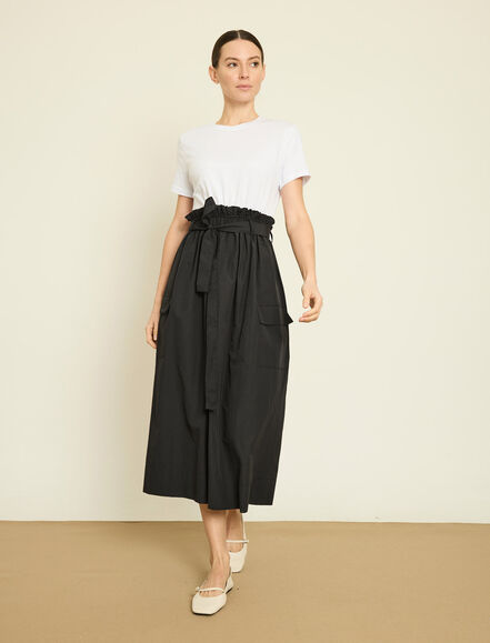 BGN WORKSHOP - POPLIN GARNILI PAMUK ELBISE