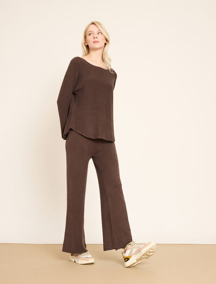 BGN WORKSHOP - Rahat Kesim Kazak ve Geniş Paça Pantolon Takım