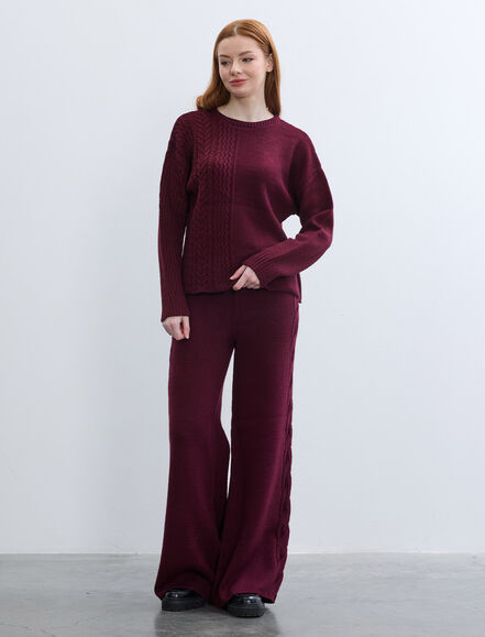 BGN WORKSHOP - SAC ORGU DESENLI BISIKLET YAKA KAZAK