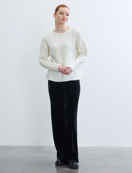 BGN WORKSHOP - SAC ORGU DESENLI BISIKLET YAKA KAZAK