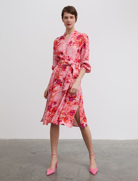 BGN WORKSHOP - Şerit Dantelli Viskon Elbise