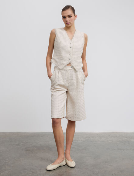 BGN WORKSHOP - Şifon Garni Detaylı Yelek