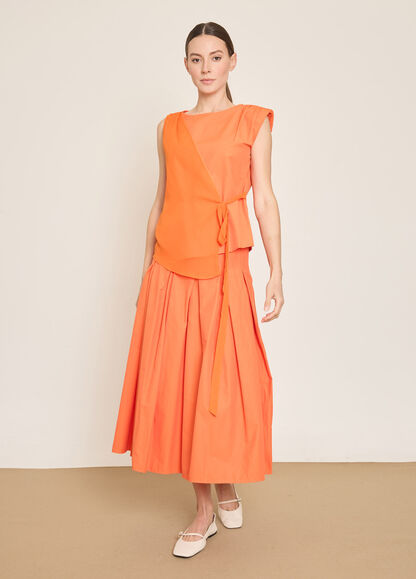 BGN WORKSHOP - SIFON KOMBINLI PAMUK KARISIM BLUZ