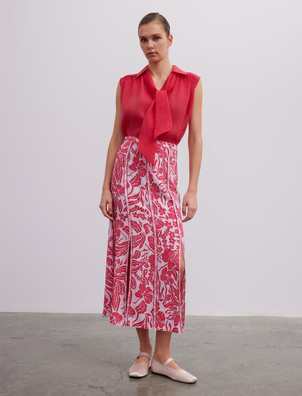 BGN WORKSHOP - Ters Dikişli Desenli Elbise