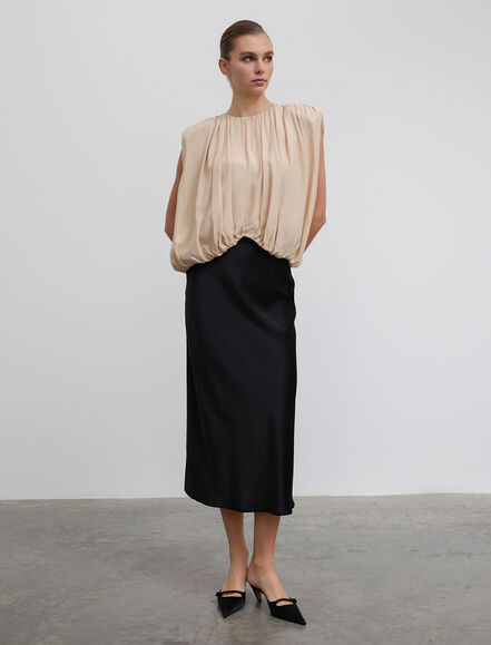 BGN WORKSHOP - Verev Kesim Saten Etek