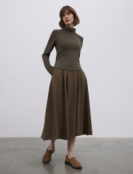 BGN WORKSHOP - VISKON KARISIM BALIKCI YAKA ORME BLUZ