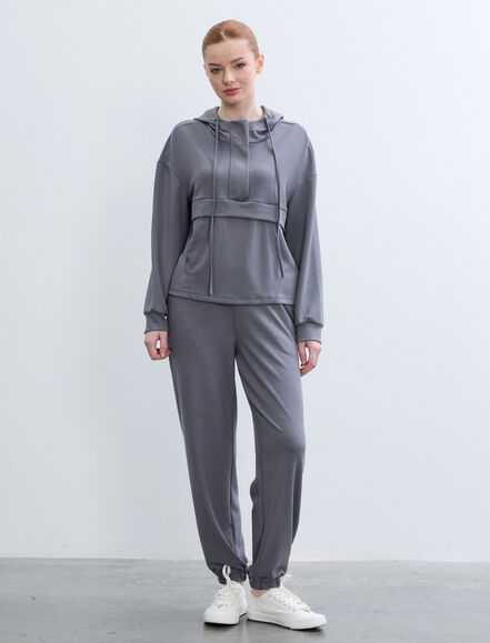 BGN WORKSHOP - VISKON KARISIM FERMUAR + KAPSONLU SWEATSHIRT