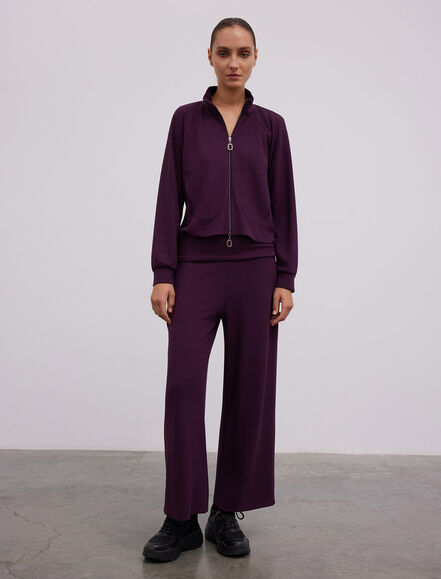 BGN WORKSHOP - VISKON KARISIM KATLAMALI BEL GENIS PACA PANTOLON