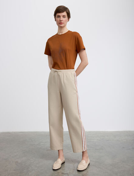 BGN WORKSHOP - Yanı Çizgi Baskılı Pamuk Karışımlı Pantolon