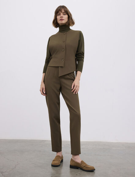 BGN WORKSHOP - YANLARI BAGLAMALI ASIMETRİK KESİM YELEK