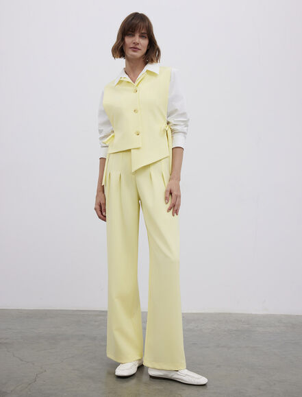 BGN WORKSHOP - YANLARI BAGLAMALI ASIMETRİK KESİM YELEK