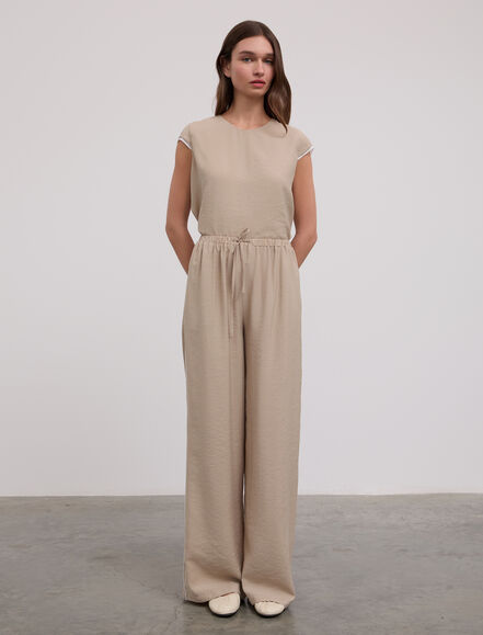 BGN WORKSHOP - Yanları Çizgili Bağcıklı Pantolon