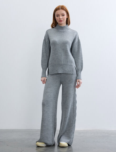 BGN WORKSHOP - YARIM BALIKCI YAKA YIRTMAC DETAYLI BASIC KAZAK