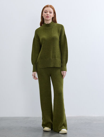 BGN WORKSHOP - YARIM BALIKCI YAKA YIRTMAC DETAYLI BASIC KAZAK