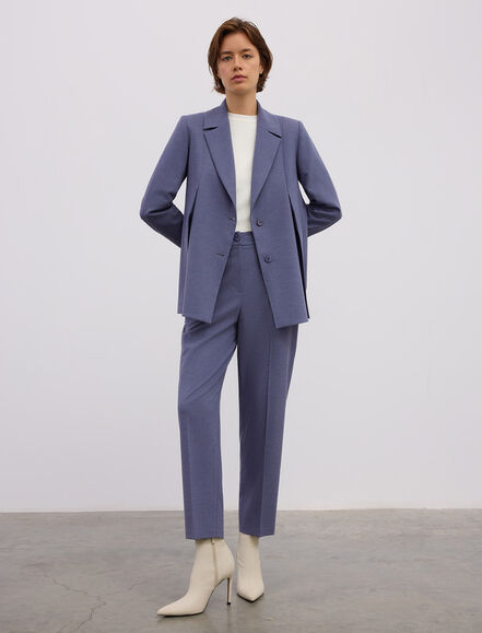 BGN WORKSHOP - YIRTMAC DETAYLI VISKON KARISIM BLAZER CEKET