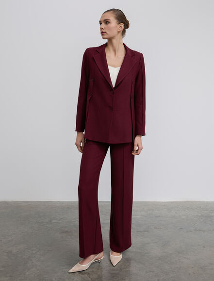 BGN WORKSHOP - Yırtmaç Detaylı Viskon Karışımlı Blazer Ceket