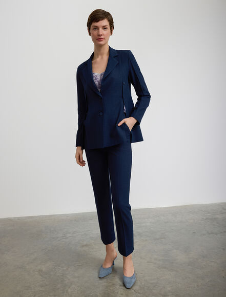 BGN WORKSHOP - Yırtmaç Detaylı Viskon Karışımlı Blazer Ceket