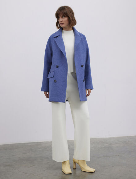 BGN WORKSHOP - YUN KARISIM KRUVAZE KAPAMA REGLAN KOL KABAN