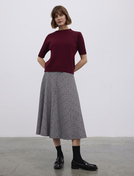 BGN WORKSHOP - YUN KARISIMLI BISIKLET YAKA KISA KOL BASIC KAZAK